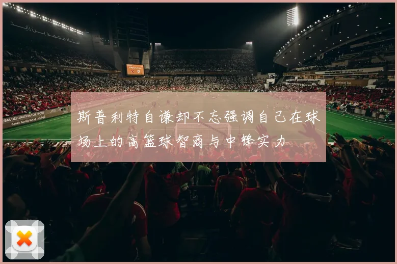 斯普利特自谦却不忘强调自己在球场上的高篮球智商与中锋实力